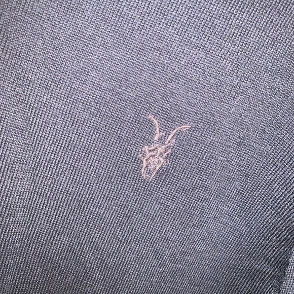 All Saints Gray V-Neck Sweater - Picture 3 of 4